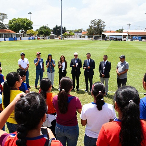 El Triunfo inaugura nueva cancha deportiva para fortalecer la formación integral de sus estudiantes
