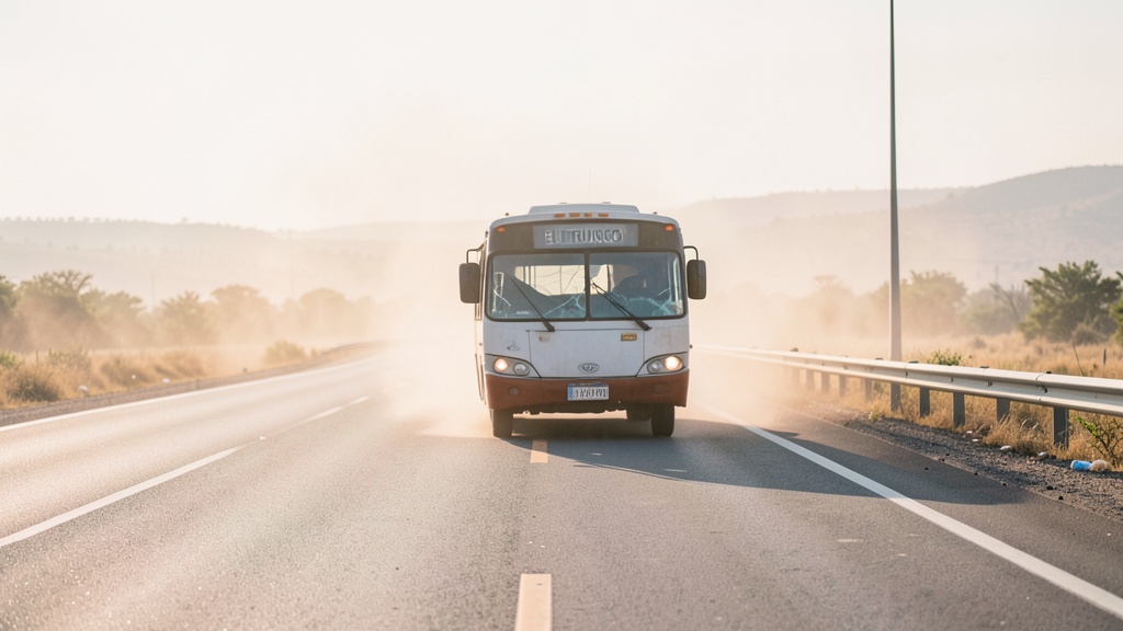 El Triunfo: Asalto armado a bus interprovincial en vía principal genera alarma