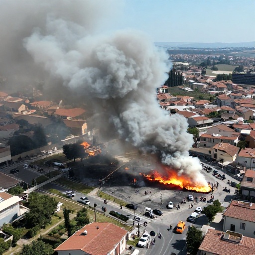 Incendio en La Vicentina obliga a cerrar vías y vecinos combaten las llamas