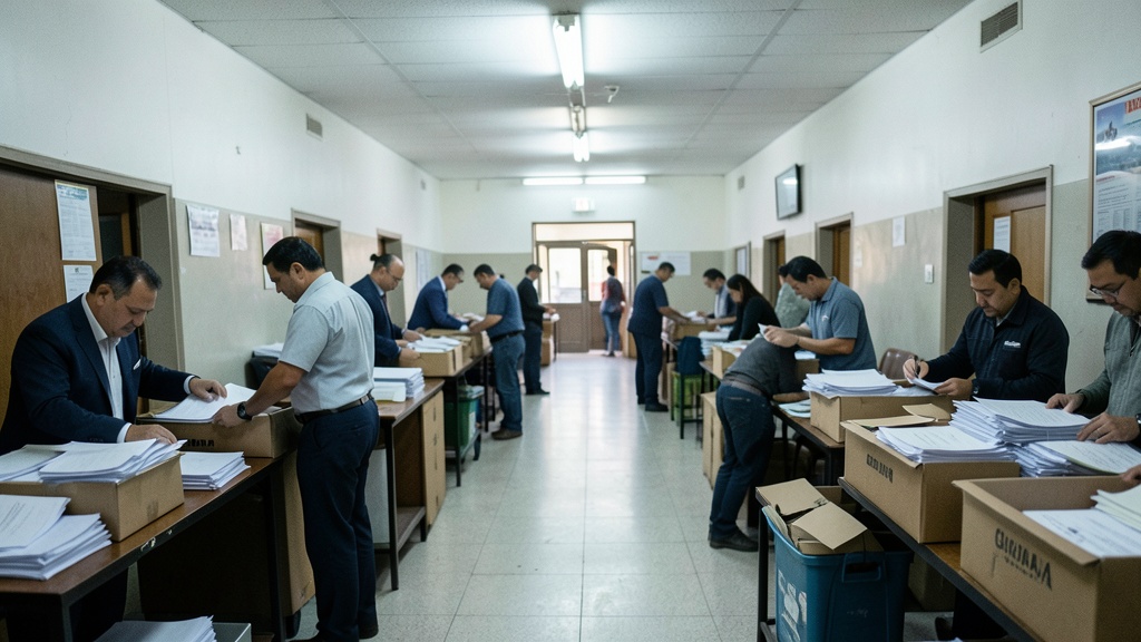 Guayas cierra escrutinio electoral sin reclamos en tiempo récord