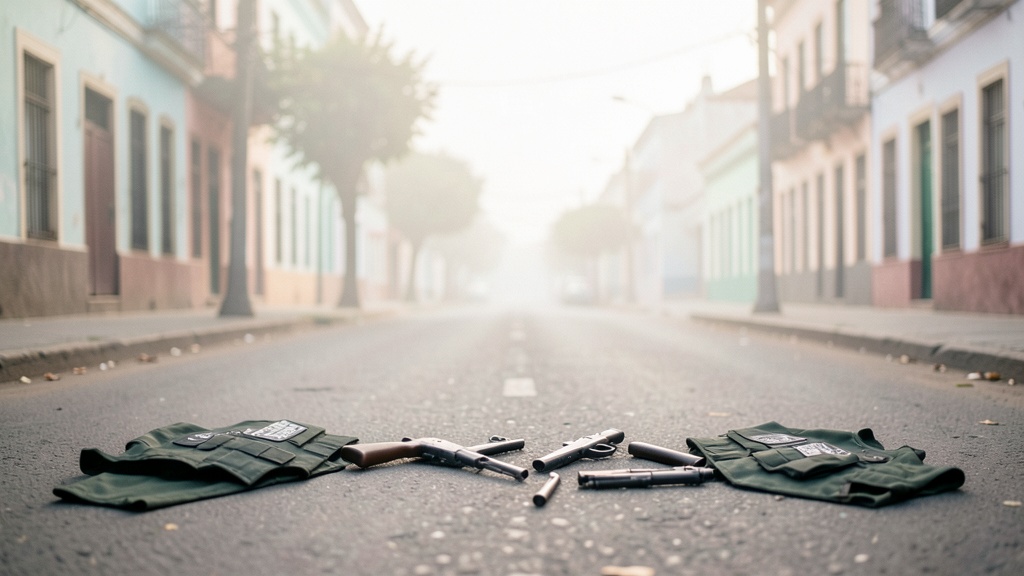 El Triunfo: Asalto a policías en operativo deja cuatro armas y chalecos robados