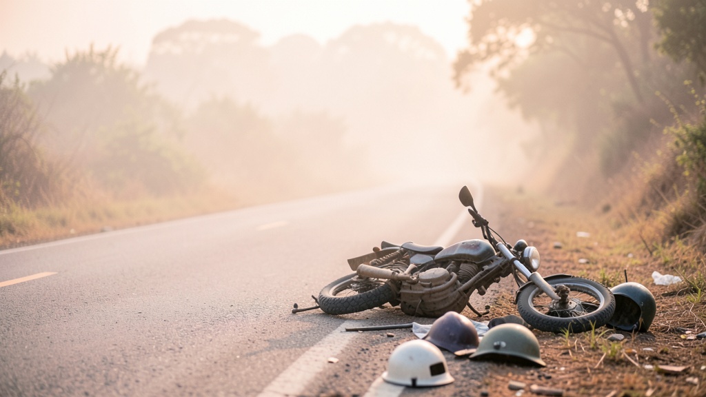 Hallan moto abandonada en ruta El Triunfo-Marcelino Maridueña por asalto a policía
