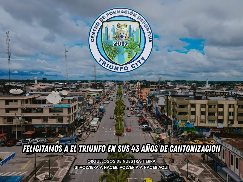 El Triunfo celebra su aniversario con orgullo y reconocimiento a su gente trabajadora
