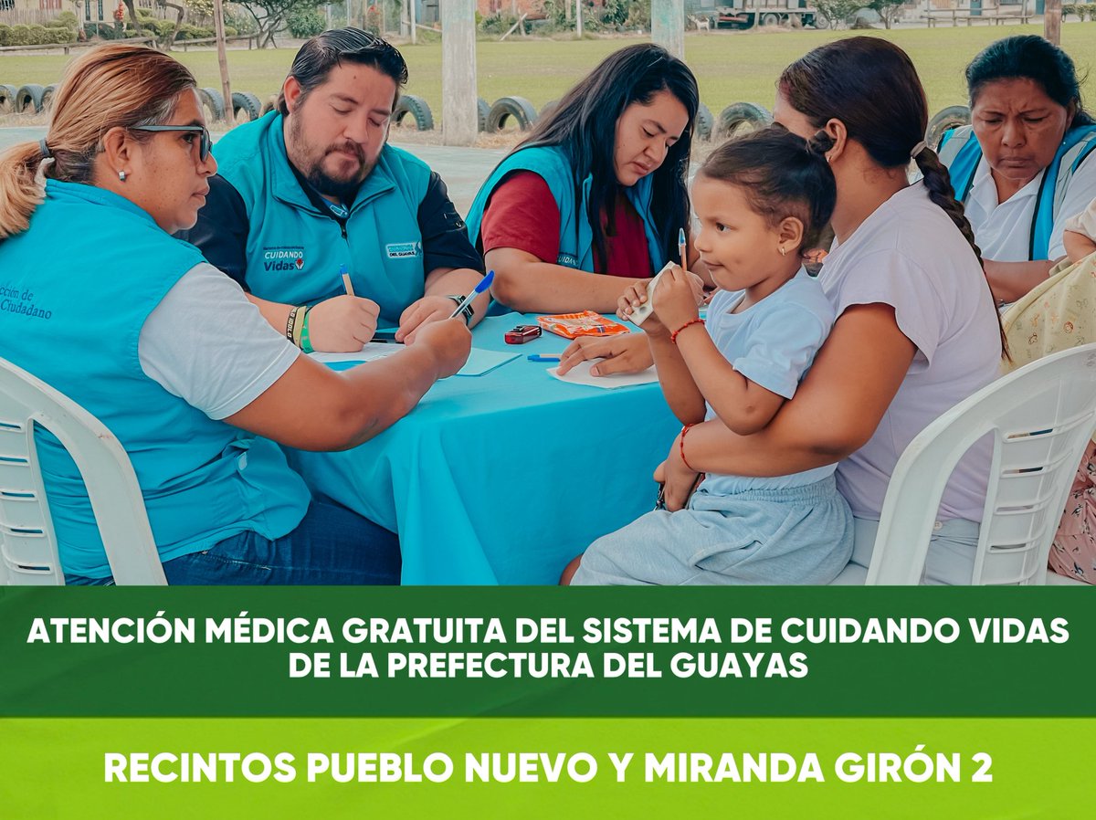 El Triunfo: Atención médica gratuita llega a Pueblo Nuevo y Miranda Girón 2