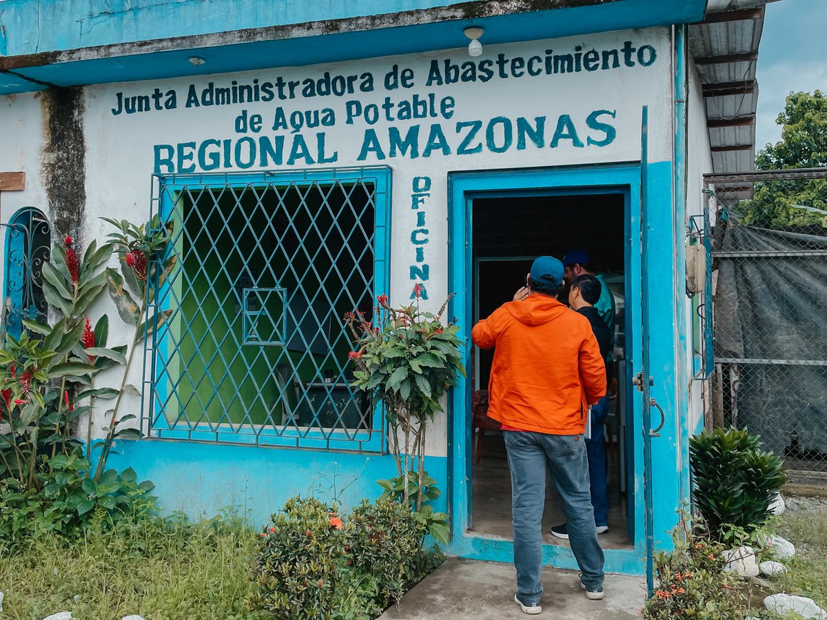 San Isidro: La Alcaldía de El Triunfo inspecciona la planta de agua potable