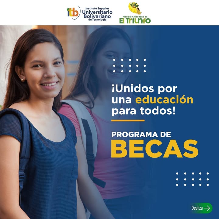 Beca del 25% para bachilleres de El Triunfo en carreras técnicas del ITB