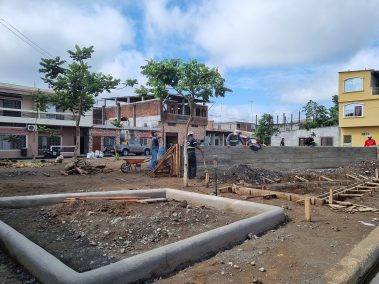 Coronel Marcelino Maridueña: inicia obra del parque en Mariano González