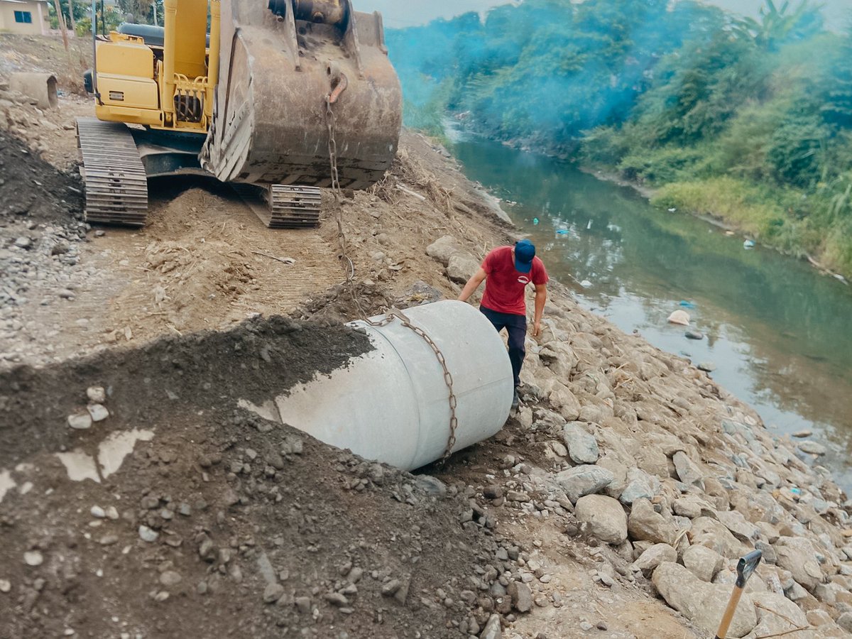 El Triunfo: La Alcaldía ejecutó obras de drenaje en Aníbal Zea