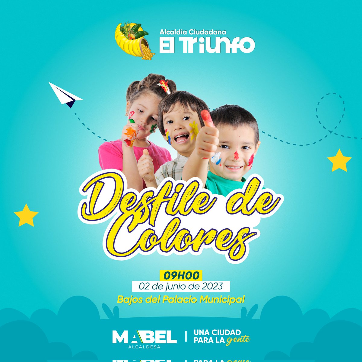 El Triunfo: Desfile infantil une a barrios rumbo al Complejo La Maridueña