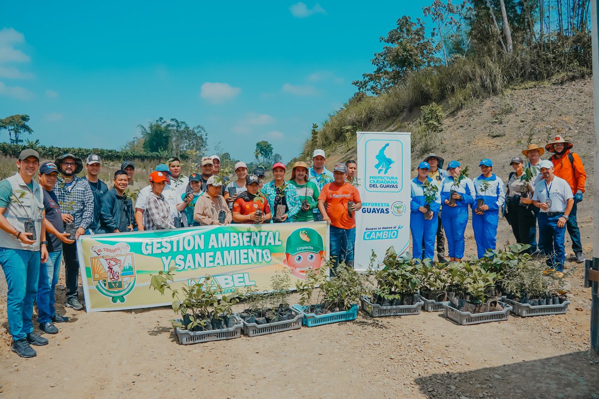 El Triunfo: Misión Reforesta llega a Playa Seca con apoyo universitario y provincial